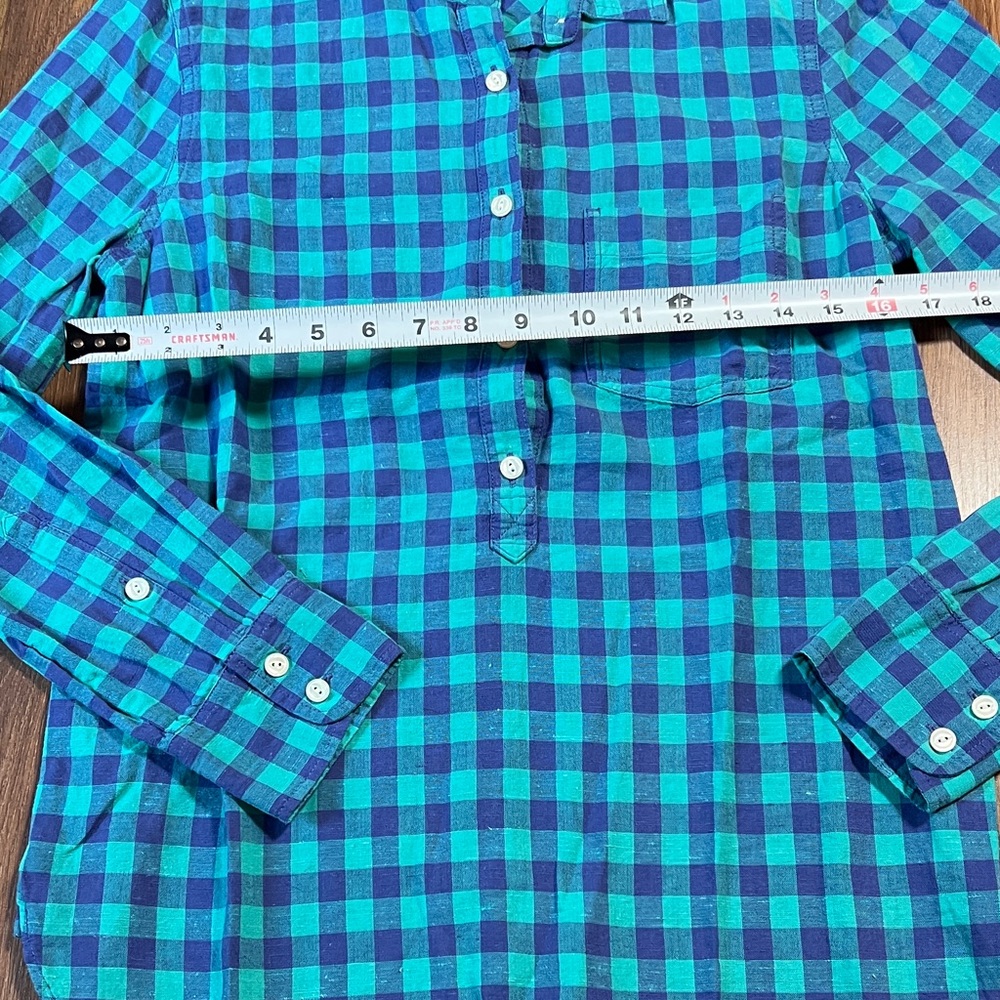 Stylish Women’s Plaid Flannel Shirt Set - Pink, Blue, Green - Picture 4 of 16